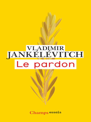 cover image of Le pardon
